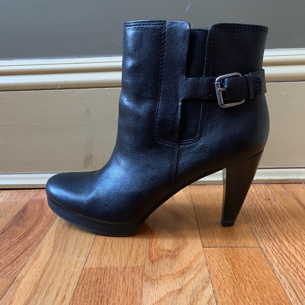 Nine West, Black High Heel Bootie, Size 9.5
